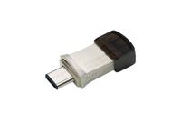 Transcend JetFlash® 890 USB-stick smartphone/tablet Zilver 64 GB USB-A 3.2 Gen 2, USB-C - thumbnail