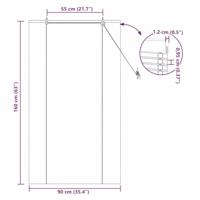 Raamrolgordijnen & Schaduwdoeken Licht Bruin 60 x 160 cm Bamboe - thumbnail