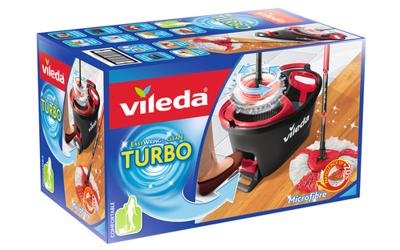 Vileda 146590 Turbo EasyWring & Clean Dweilset 1 stuk(s) Vileda 146590 Turbo EasyWring & Clean Dweilset 1 stuk(s)
