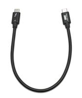 OWC 11,8-inch Thunderbolt 4 en USB-C-kabel met 40 GBPS gegevensoverdracht, 240 W opladen en 8K videomogelijkheid (zwart) - thumbnail