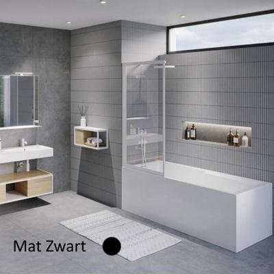 Badwand Riho Lucid GD501 Omkeerbaar Verstelbaar Aluminium 150x80 cm Mat Zwart Riho Badwand Riho Lucid GD501 Omkeerbaar Verstelbaar Aluminium 150x80 cm Mat Zwart Riho