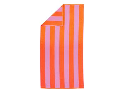 CRIVIT Strandlaken 90 x 180 cm (oranje/roze)
