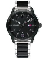 Tommy Hilfiger tweekleurig roestvrijstalen armbandhorloge voor heren, 42 mm - thumbnail