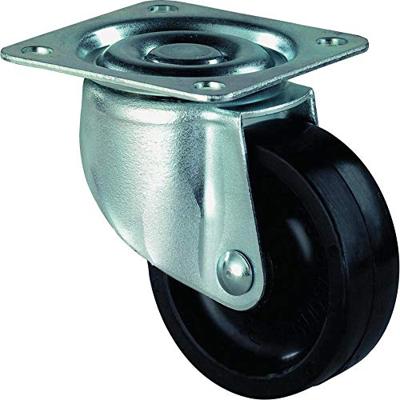 BS Rollen Zwenkwiel | wiel-d. 40 mm draagvermogen 30 kg | met schroefplaat | kunststof zwart | 1 stuk - F25.040 F25.040