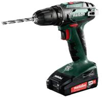 Metabo BS 18 | 18 Volt 2.0Ah accu-boorschroevendraaier 2X2AH LI-ION, LADER SC 30 - 602207560 - thumbnail