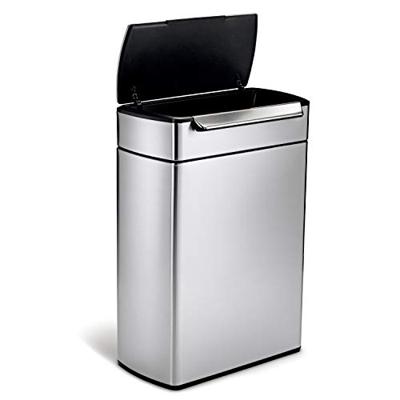 Simplehuman Afvalemmer Rectangular Touch Bar GFT 24 + 24 liter - thumbnail