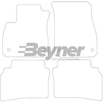 Velours Automatten passend voor Opel Insignia 2017- 4-delig HL1562374