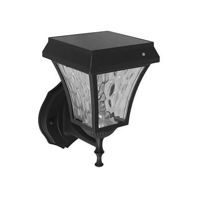 V-TAC VT-982-S Solar Wandlamp - IP65 Waterdicht - Mat Zwart - 2W - 110 Lumen - 3IN1