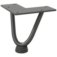 Haarnadelpoten voor Salontafel 4 st 10 cm massief staal antracietkleurig - thumbnail