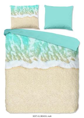 Good Morning Dekbedovertrek "zee/ strand" - Multi - (200x200/220 cm) - Katoen
