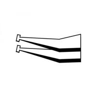 Knipex SMD-Precisie-Pincet | 115 mm Lengte - 92 01 01 - thumbnail