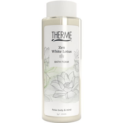 Therme Zen white lotus relaxing bath foam 500 Milliliter