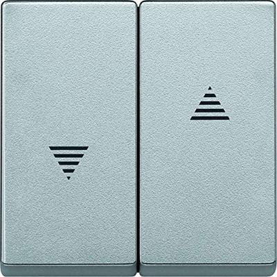 Merten 435560 Wisselschakelaar Afdekking System M Aluminium 1 stuk(s)