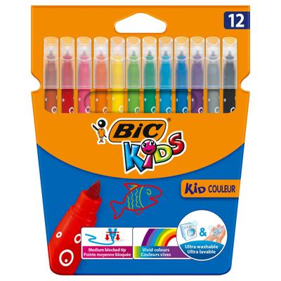 Bic viltstift Kid Couleur 12 stiften Bic viltstift Kid Couleur 12 stiften