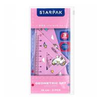 Geometrische Set Eenhoorn 15cm, 5st. - thumbnail