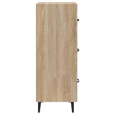 Dressoir 34,5x34x90 cm bewerkt hout sonoma eiken