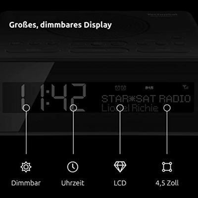 TechniSat DigitRadio 51 Wekkerradio DAB+, VHF (FM) AUX Antraciet