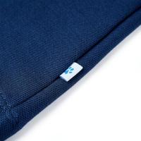 Kinderpoloshirt 140 marineblauw - thumbnail