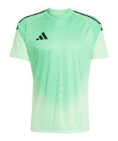 adidas Tiro 25 Competition Keepersshirt Korte Mouwen Groen Zwart - thumbnail