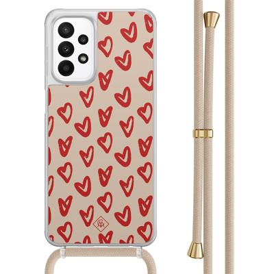 Samsung Galaxy A23 hoesje met koord - Hartendief
