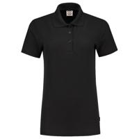 Tricorp Casual 201006 Dames fitted poloshirt Zwart maat XL - thumbnail