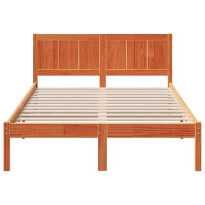 Bedframe Bruin 140 x 190 cm Massief grenenhout