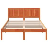 Bedframe Bruin 140 x 190 cm Massief grenenhout - thumbnail