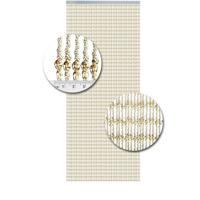 Vliegengordijn Kunststof Pisa Geel - 100cm x 240cm - thumbnail