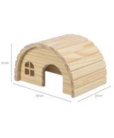 TRIXIE HUIS HAMSTER HOUT SPIJKERVRIJ 19X13X11 CM 2 ST - thumbnail