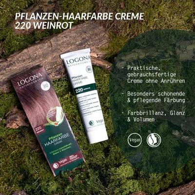 Logona Color creme 220 bordeaux 150 Milliliter