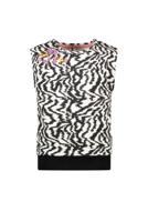 B.Nosy Meisjes top AOP - Zebra Banana - thumbnail