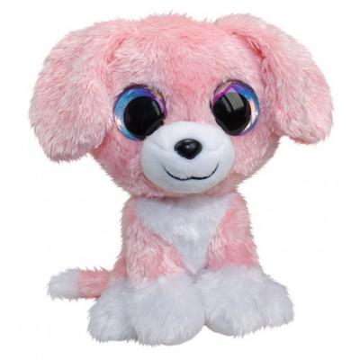 Lumo Stars knuffel - hond pinky, 15cm