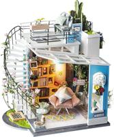 Robotime Miniatuur bouwpakket Dora's Loft met LED licht Knutselen - thumbnail