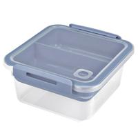 Rotho Memory Lunchbox Snack To Go 1L Horizon Blauw/Transparant - thumbnail