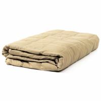 Verzwaarde Deken katoen Beige | Maak een keuze : 70 x 120 cm katoen 4 kg - thumbnail