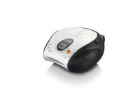 Lenco SCD-24 SCD24 - CD-speler voor kinderen - CD-radio - Stereosysteem - Boombox - FM-radiotuner - Trackgeheugen - 2 x 1,5 W RMS-vermogen - Netvoeding en werkt op batterijen - Wit - thumbnail