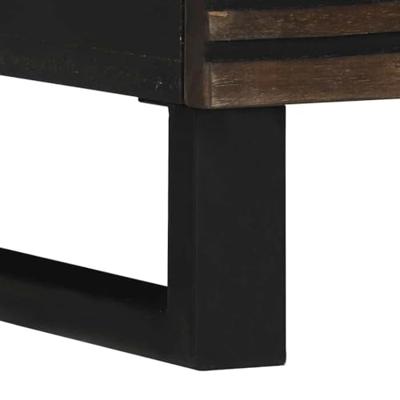 Nachtkastje met lade 2 pcs Walnotenhout 40 x 33 x 46 cm