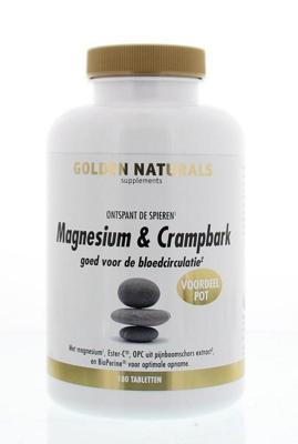 Golden Naturals Magnesium & Crampbark Tabletten Golden Naturals Magnesium & Crampbark Tabletten