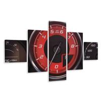 Schilderij - Sportief Dashboard, 5luik, Premium print - thumbnail