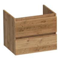 Brauer Joy - Onderkast - 60 cm - met 2 Softclose Lades Greeploos en 1 Sifon Uitsparing - Chateau - thumbnail