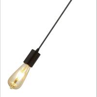 Searchlight Zwarte pendelSquiggle - 9661BK - thumbnail