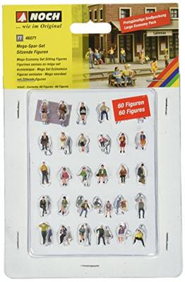 NOCH 46071 TT Megavoordeelset figuren Geverfd, Zittend