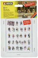 NOCH 46071 TT Megavoordeelset figuren Geverfd, Zittend - thumbnail
