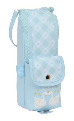 Schoolpennenzak Glow Lab Cisnes Licht Blauw 6 x 21 x 6 cm