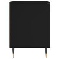 Nachtkastjes 2 st 40x35x50 cm bewerkt hout zwart - thumbnail