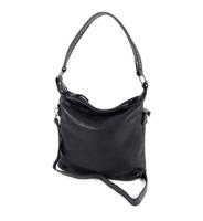 SPERANZA  dames schoudertas buidel zwart - thumbnail