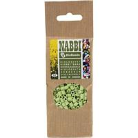 NABBI Biobeads van , afm 5x5 mm, gatgrootte 2,5 mm, medium, pastel groen, 1000 stuk/ 1 doos - thumbnail