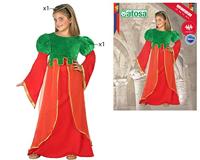 Kostuums voor Kinderen Middeleeuwse Dame - Maat: 3-4 Jaar - Maat: 3-4 Jaar - thumbnail