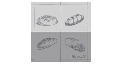 DDDDD DDDDD theedoek bread 60x65 grey per stuk