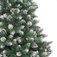 VidaXL Kunstkerstboom met 150 led groen 150 cm pvc en plastic en staal - thumbnail